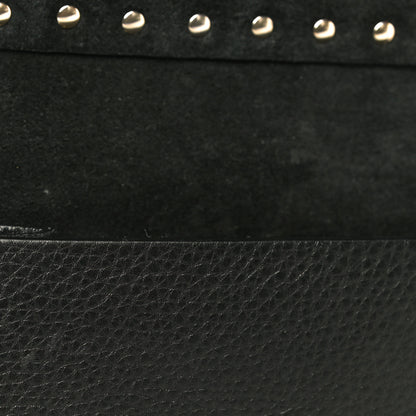 Valentino Garavani Pebbled Calfskin Rockstud Side Slip Crossbody Black 14 of 15