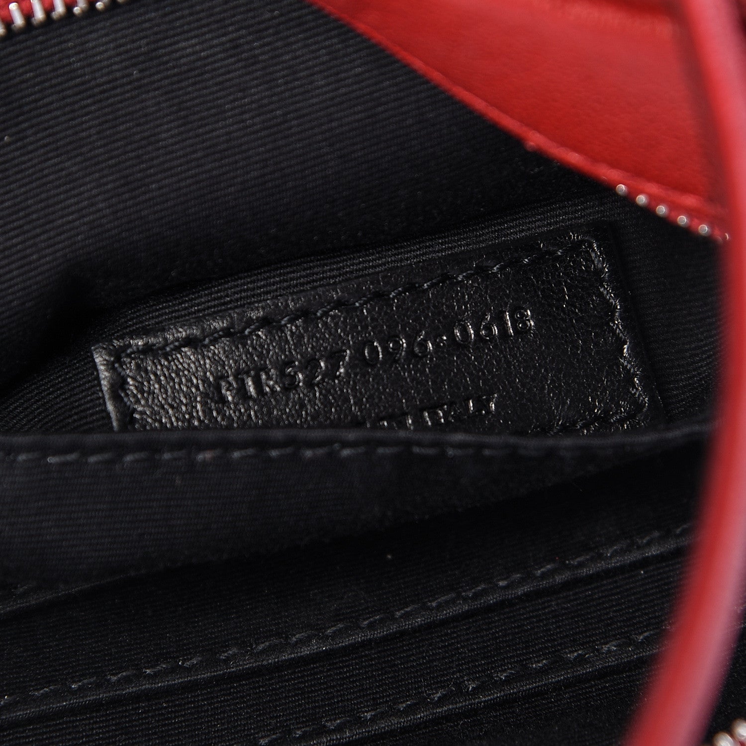 Saint Laurent Lambskin Lou Belt Bag Red 7 of 12