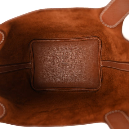 Hermes Barenia Faubourg Picotin Lock 18 PM Fauve 5 of 11