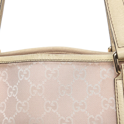 Gucci Monogram Large Jolicoeur Tote Pink 16 of 17