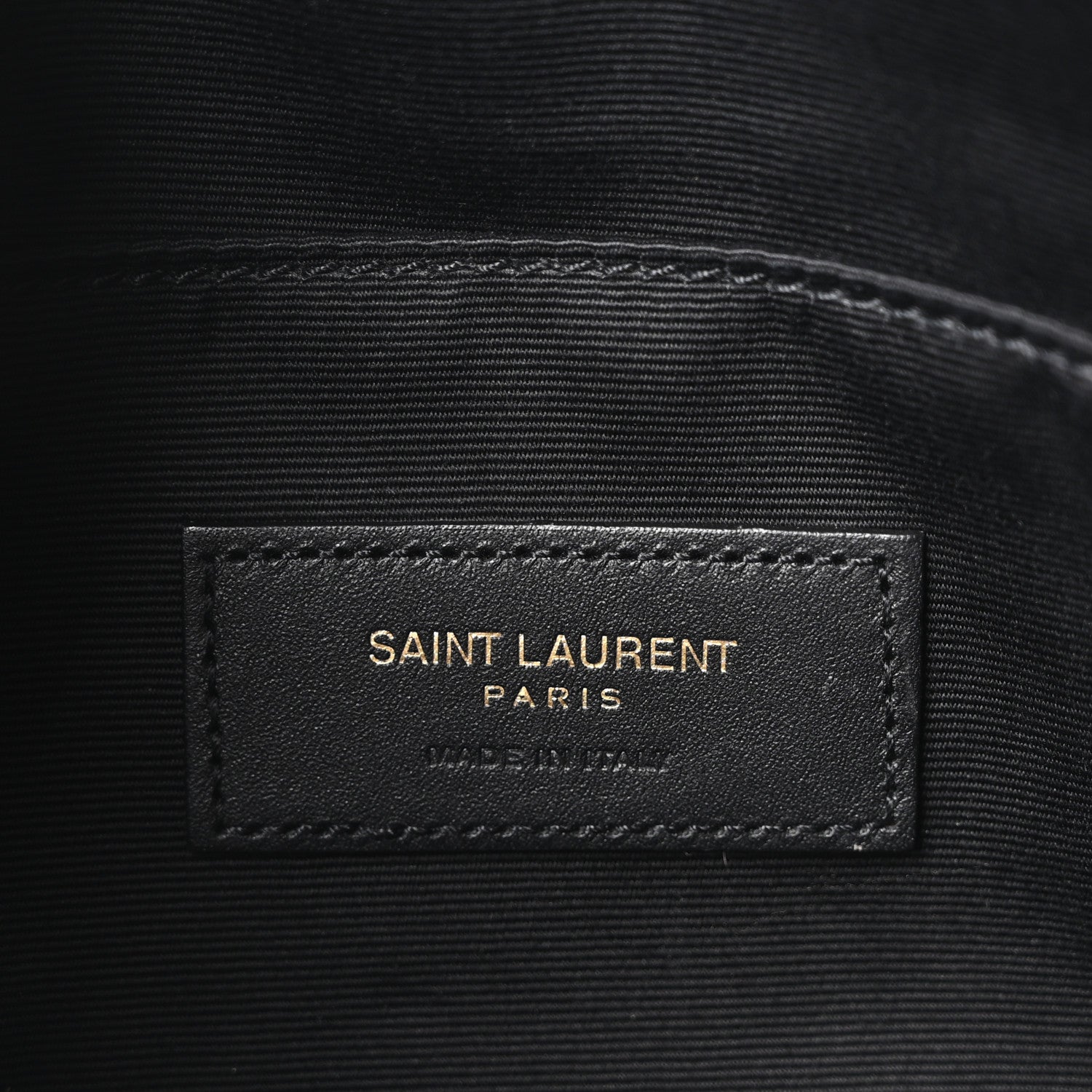 Saint Laurent Grain De Poudre Monogram Belt Bag Black 5 of 9