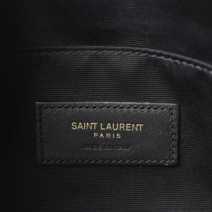 Saint Laurent Grain De Poudre Monogram Belt Bag Black 5 of 9