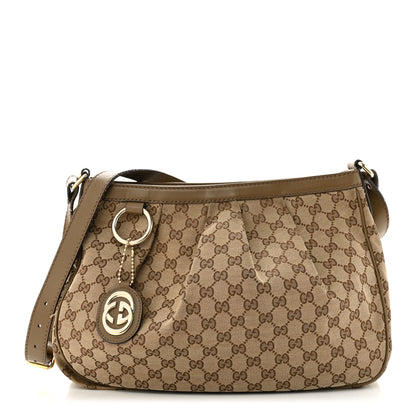Gucci Monogram Medium Sukey Brown 1 of 19