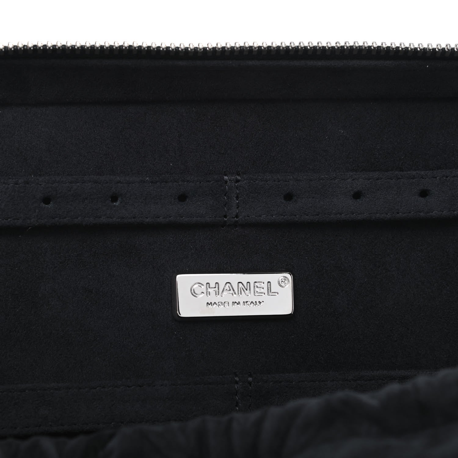 Chanel Lambskin Quilted Jewelry Case Black 6 of 7