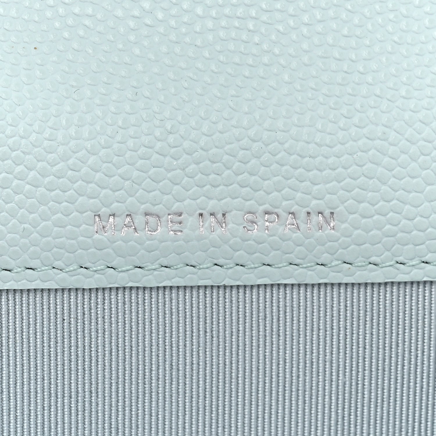 Chanel Caviar Quilted Flap Card Holder Wallet Light Blue 7 of 11