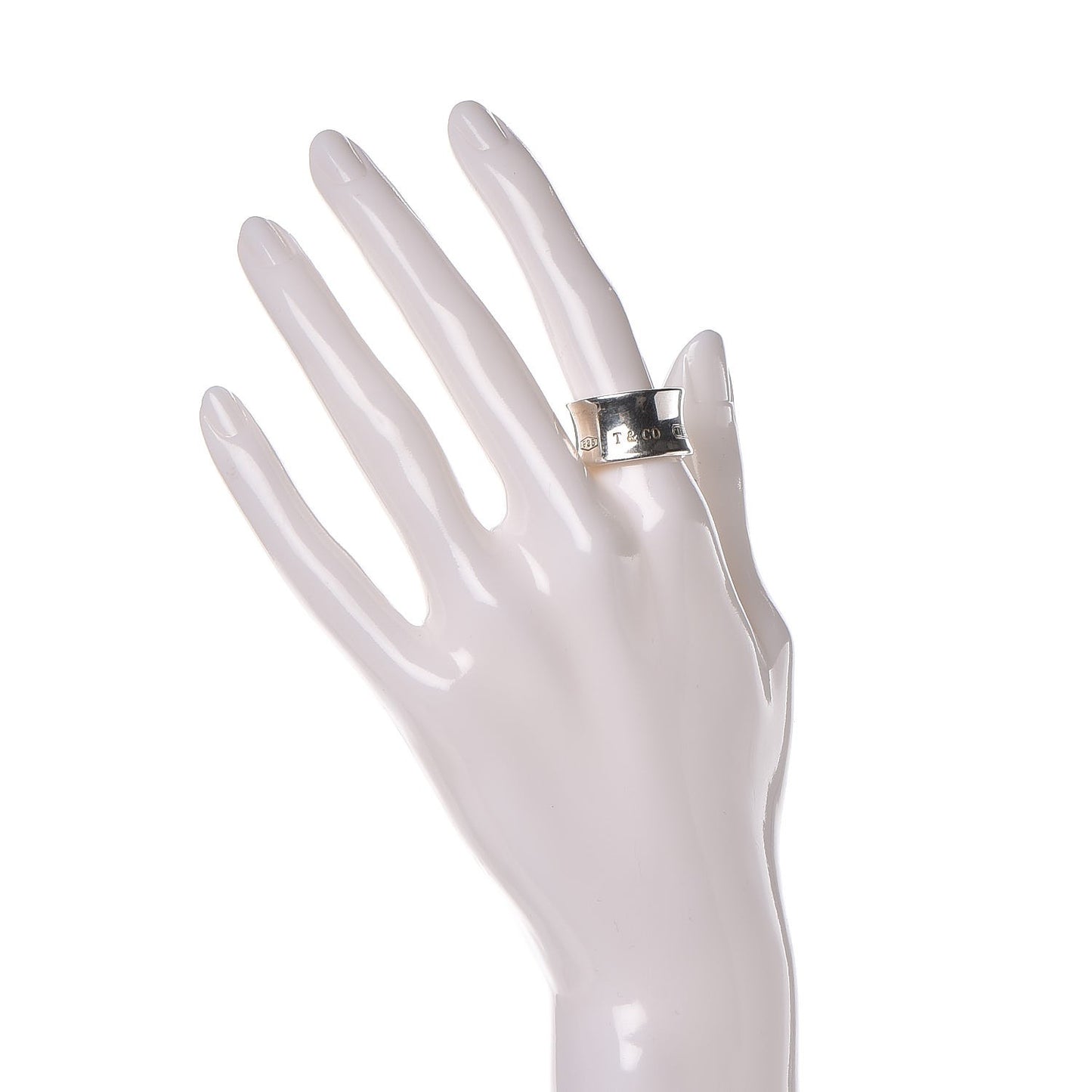 Sterling Silver Wide 1837 Ring 56 7.5