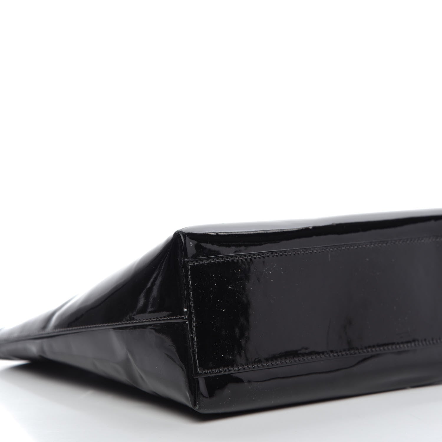Chanel Patent Mademoiselle Tote Black 6 of 9