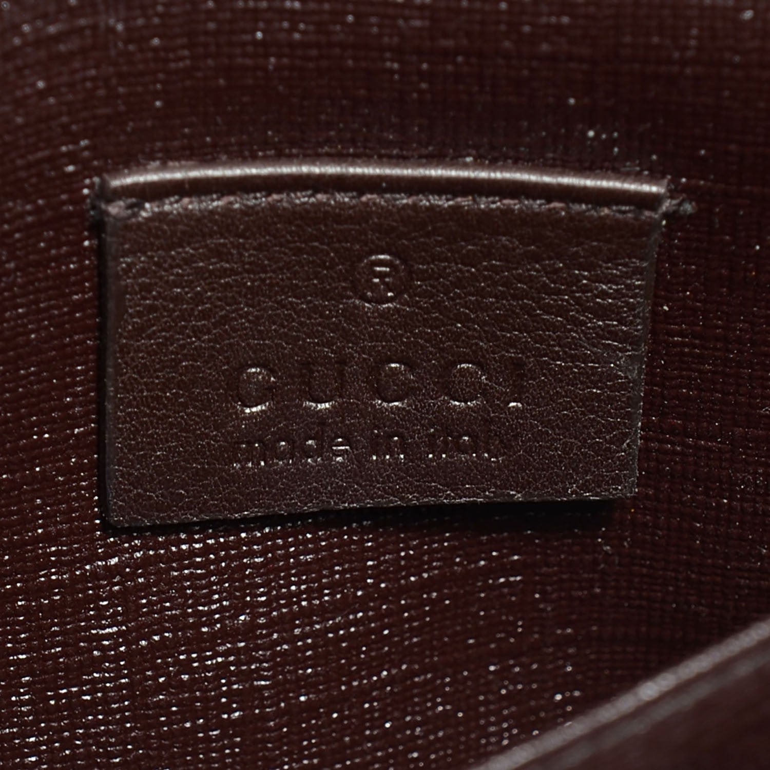 Gucci GG Supreme Monogram Nice Continental Wallet Dark Brown 7 of 8