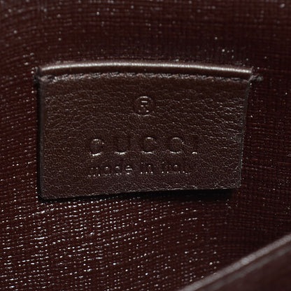 Gucci GG Supreme Monogram Nice Continental Wallet Dark Brown 7 of 8