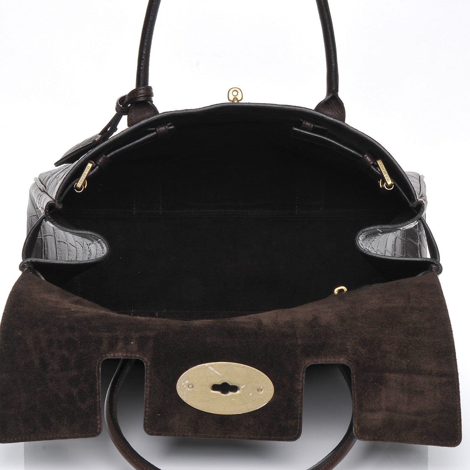 Mulberry Crocodile Embossed Bayswater 5 of 7