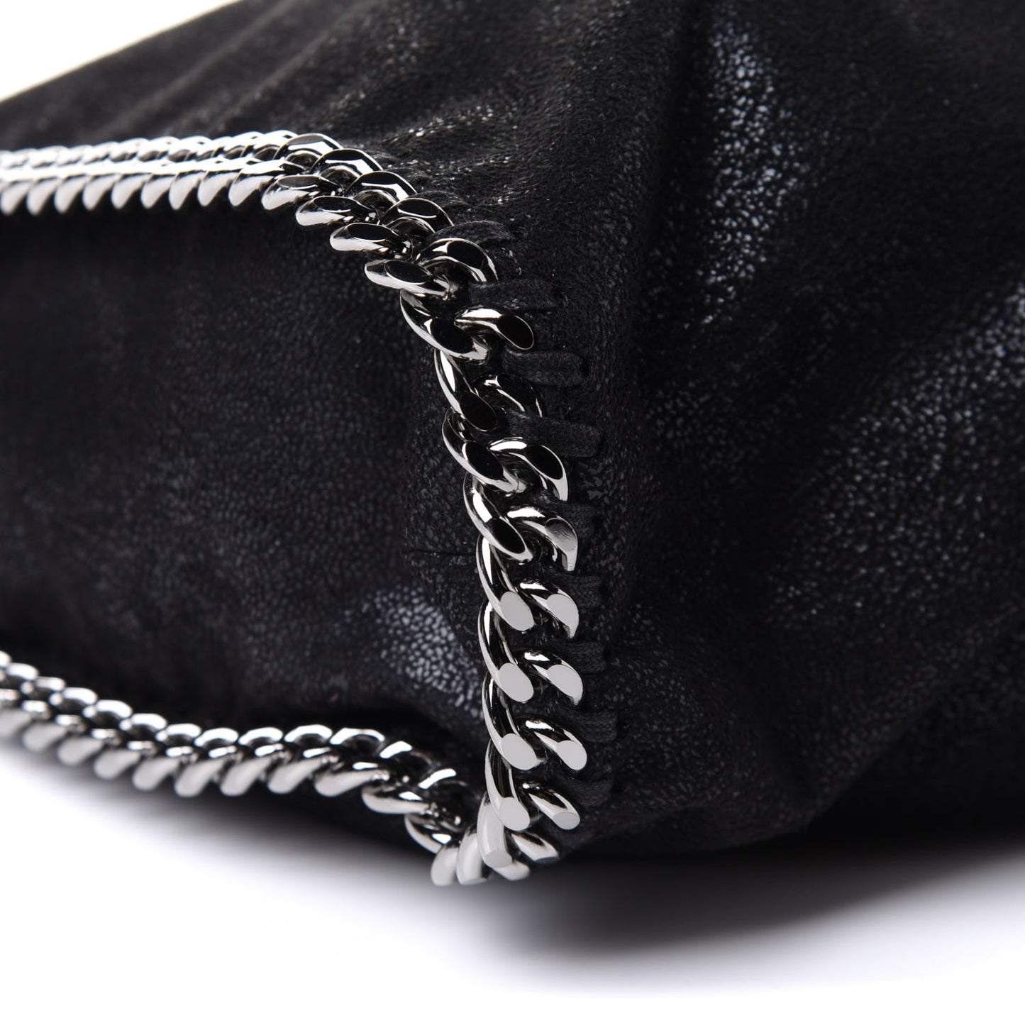 Shaggy Deer Small Falabella Tote Black