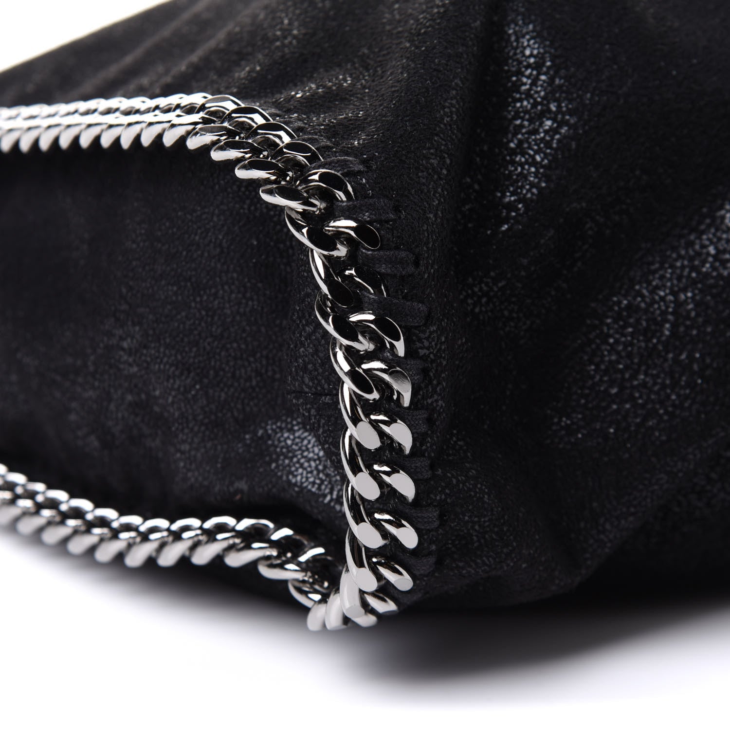 Stella McCartney Shaggy Deer Small Falabella Tote Black 9 of 10
