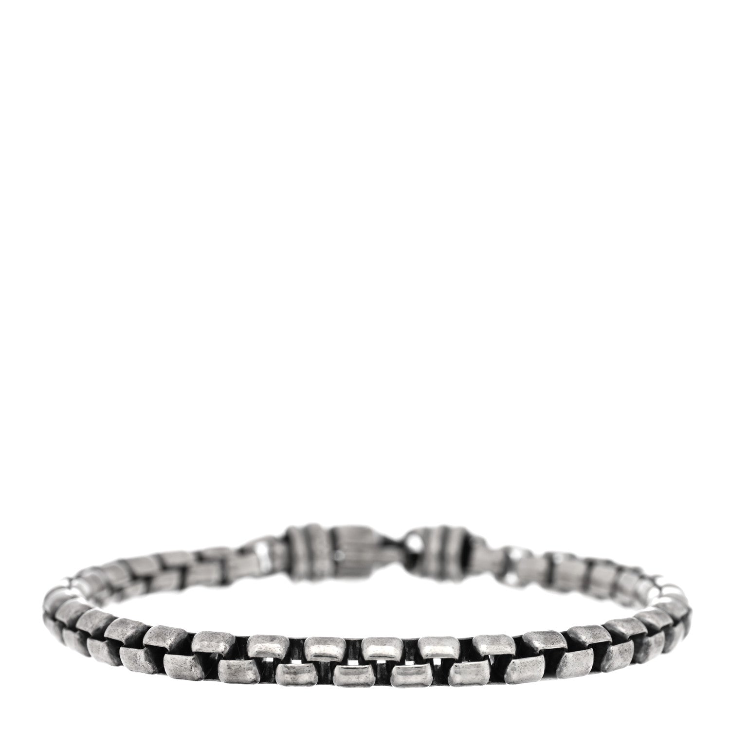 David Yurman Sterling Silver 5mm Box Chain Bracelet 1 of 3