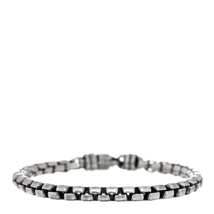 David Yurman Sterling Silver 5mm Box Chain Bracelet 1 of 3