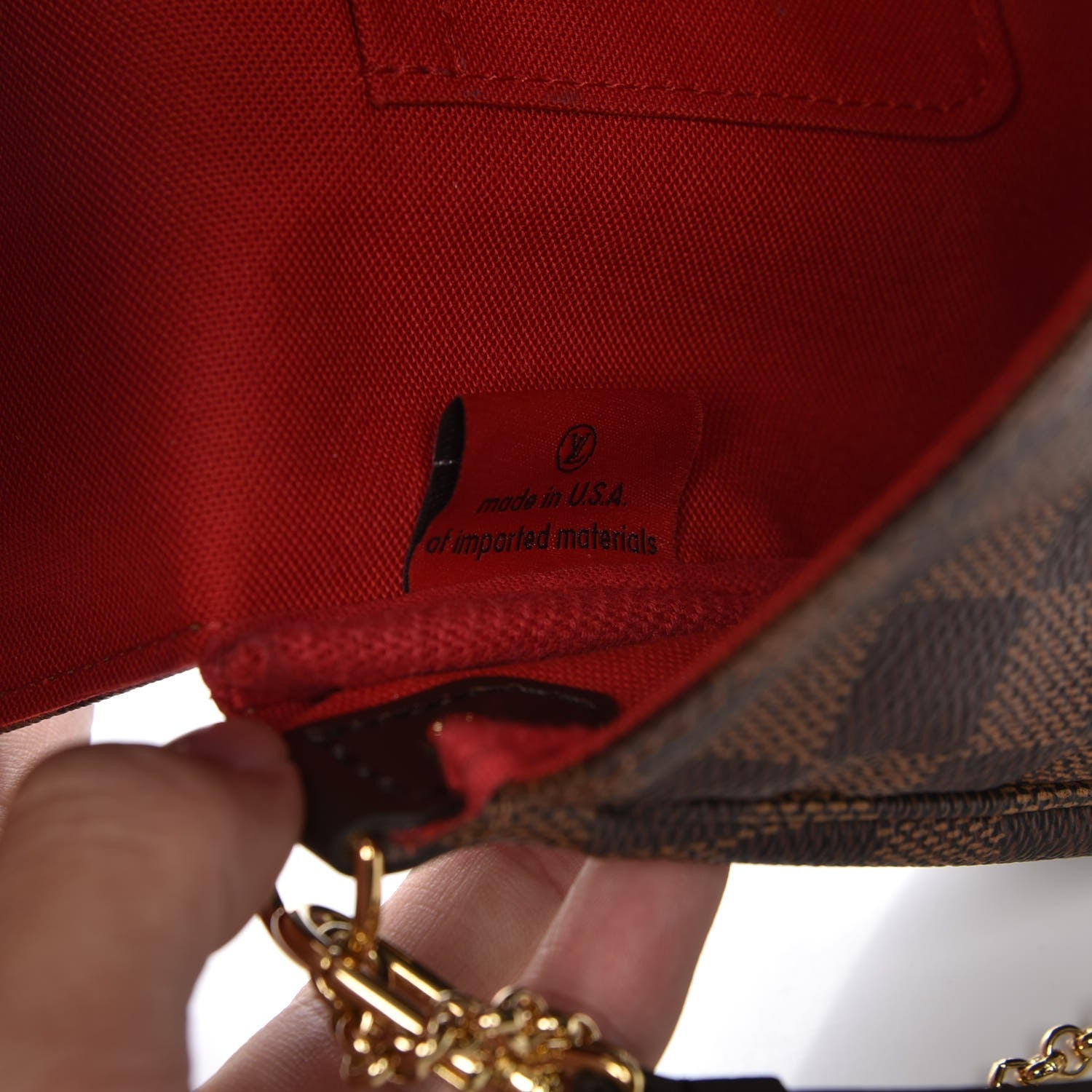 Louis Vuitton Damier Ebene Favorite MM 7 of 8
