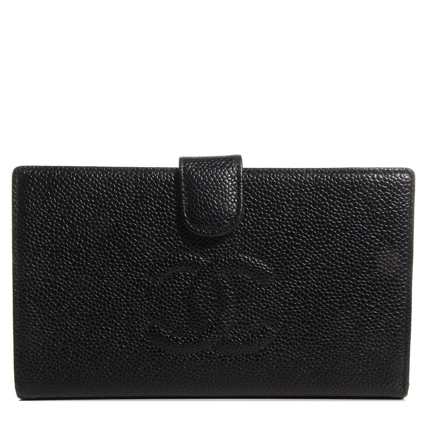Caviar CC French Wallet Black