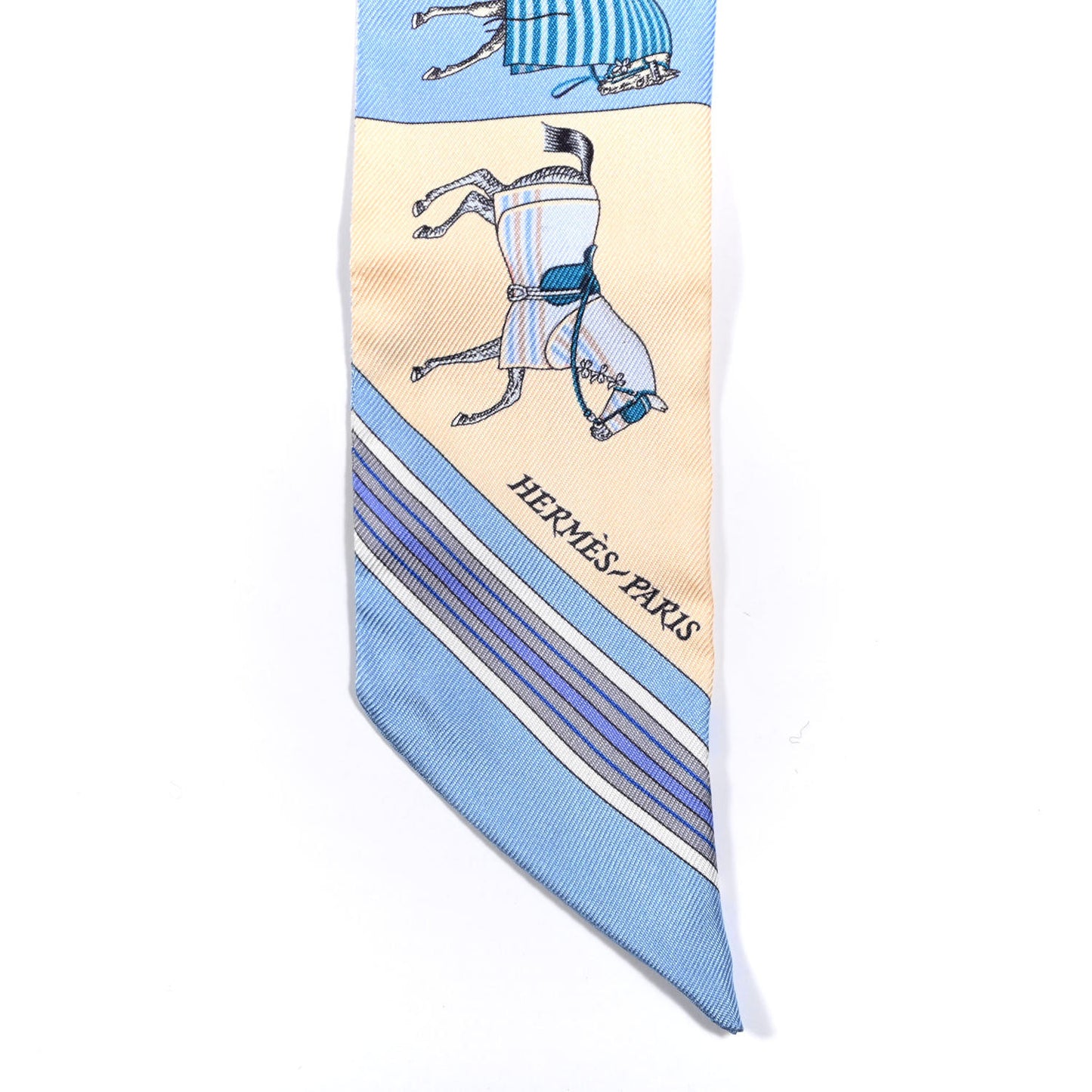 Silk Couvertures Nouvelles Twilly Ciel Marine Sable