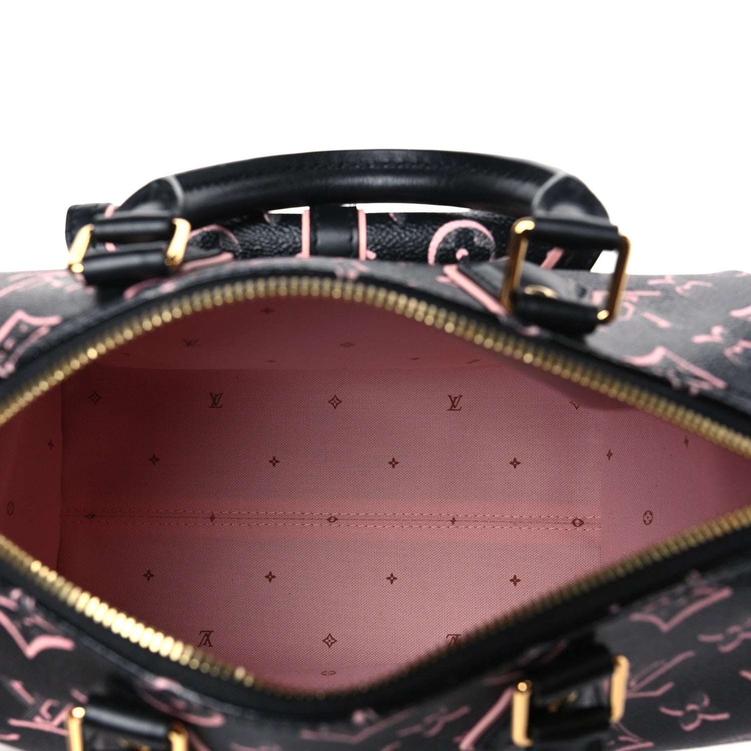 Louis Vuitton Monogram Fall for You Speedy Bandouliere 25 Black 5 of 8