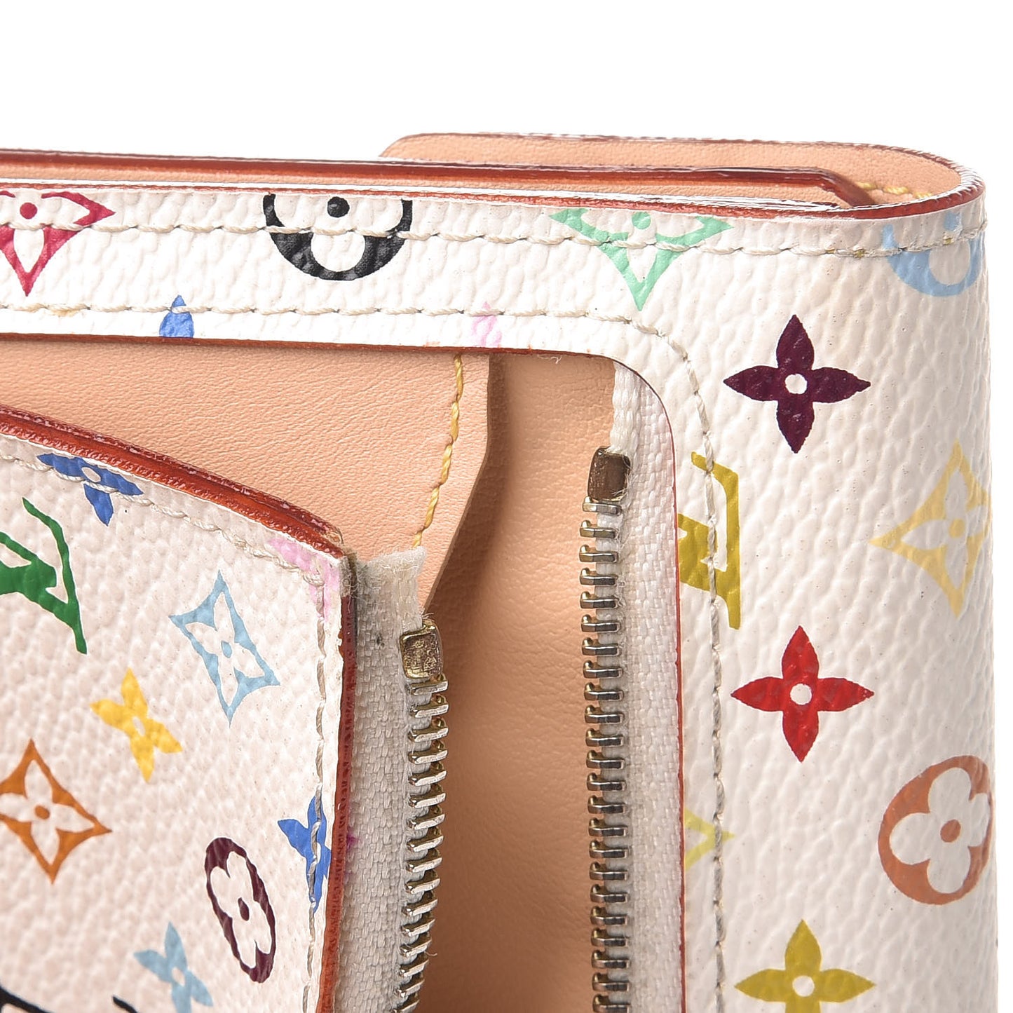 Monogram Multicolor Koala Wallet White