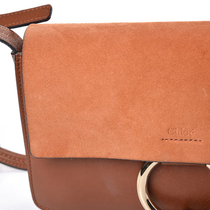 Chloe Suede Calfskin Small Faye Shoulder Bag Tobacco 8 of 16