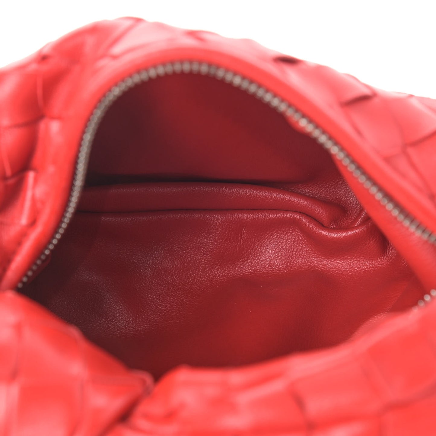 Nappa Intrecciato Mini Jodie Red
