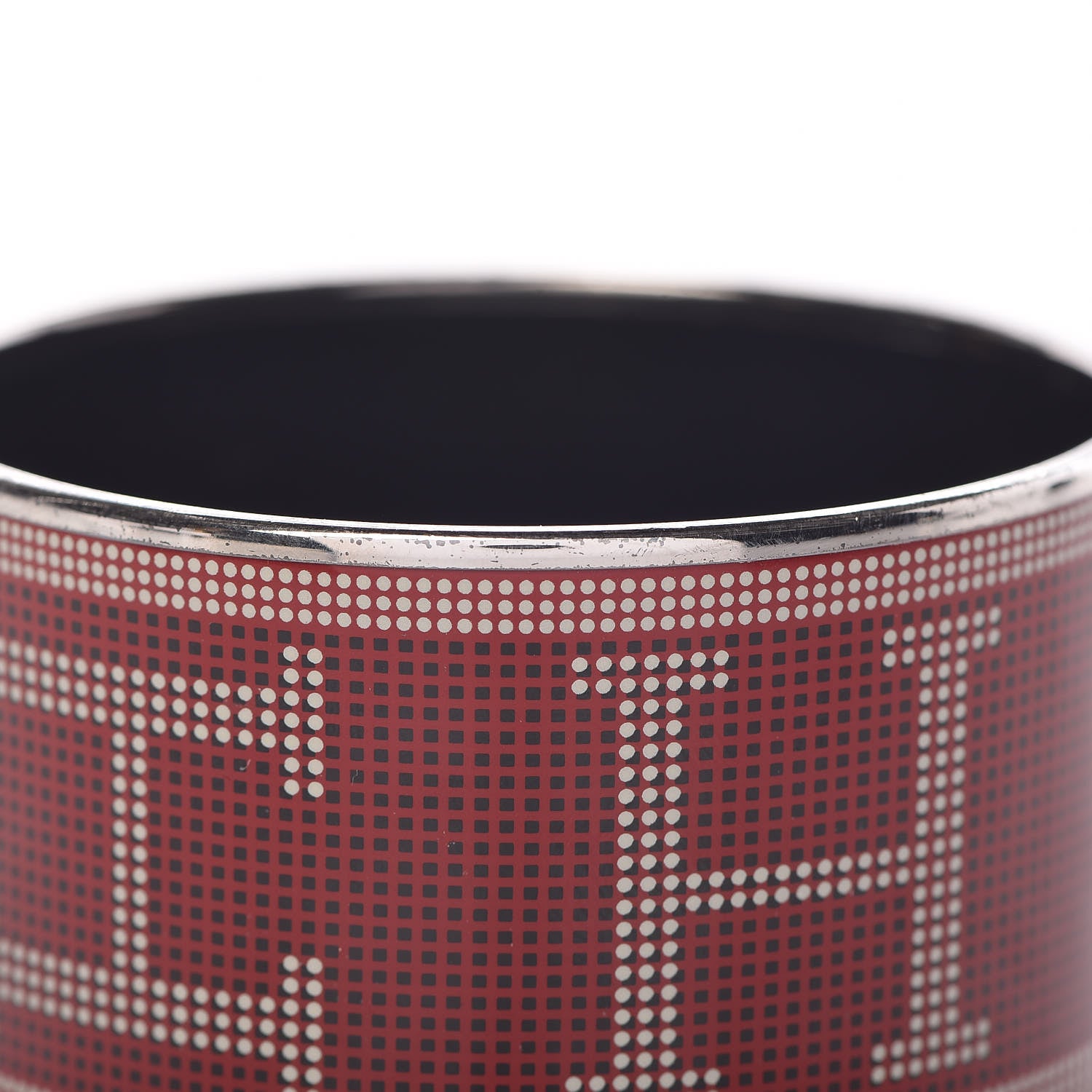 Hermes Enamel Printed Recherche H Extra Wide Bracelet 70 6 of 9