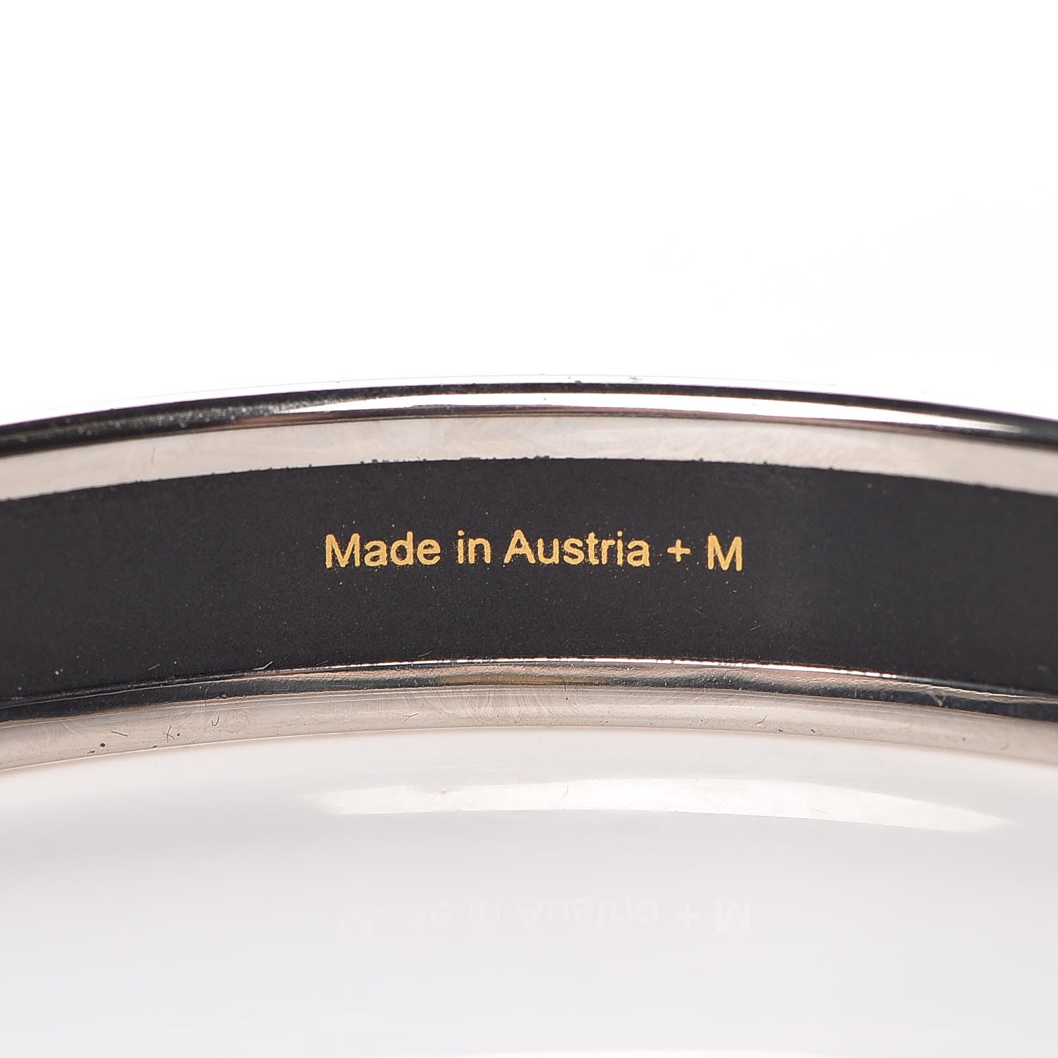 Hermes Enamel Printed Grand Apparat Narrow Bracelet 65 4 of 6