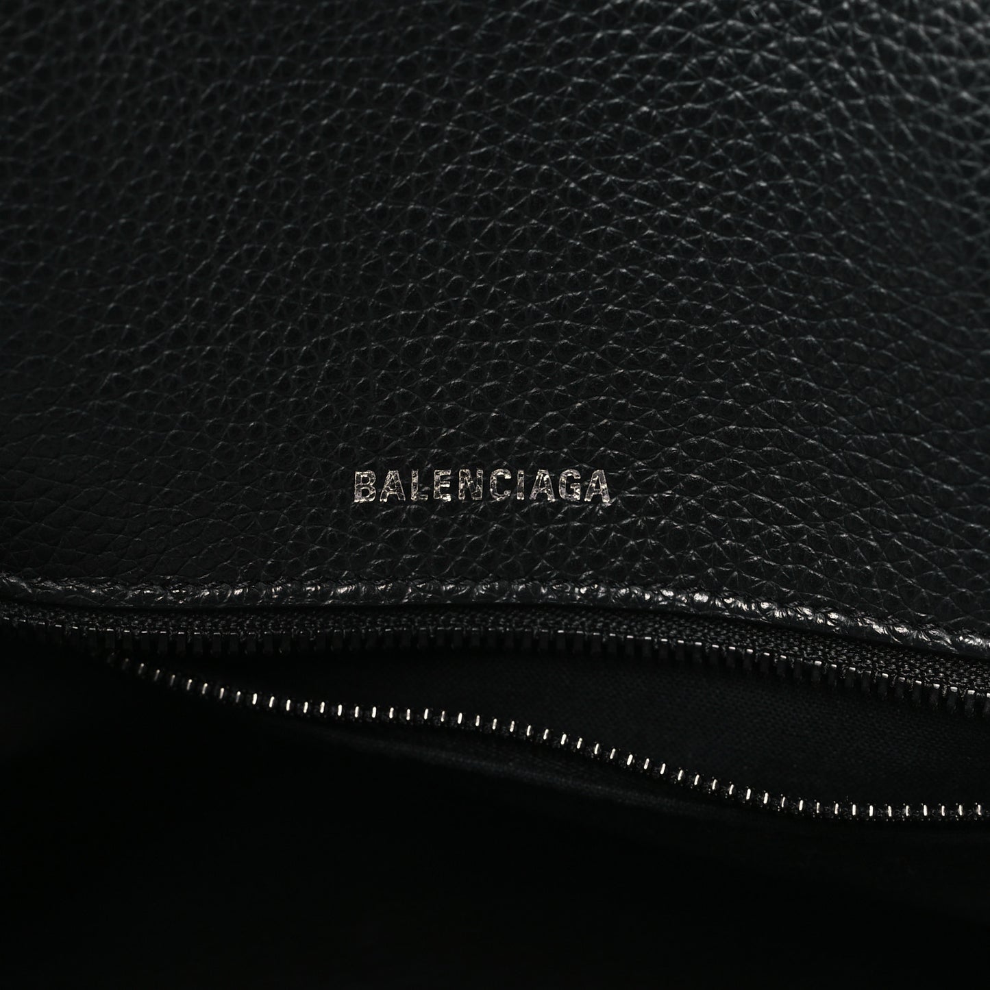 Supple Calfskin Ville Top Handle Bag Black