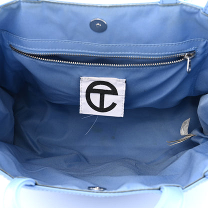 Telfar Vegan Leather Medium Shopping Bag Cerulean 5 of 10