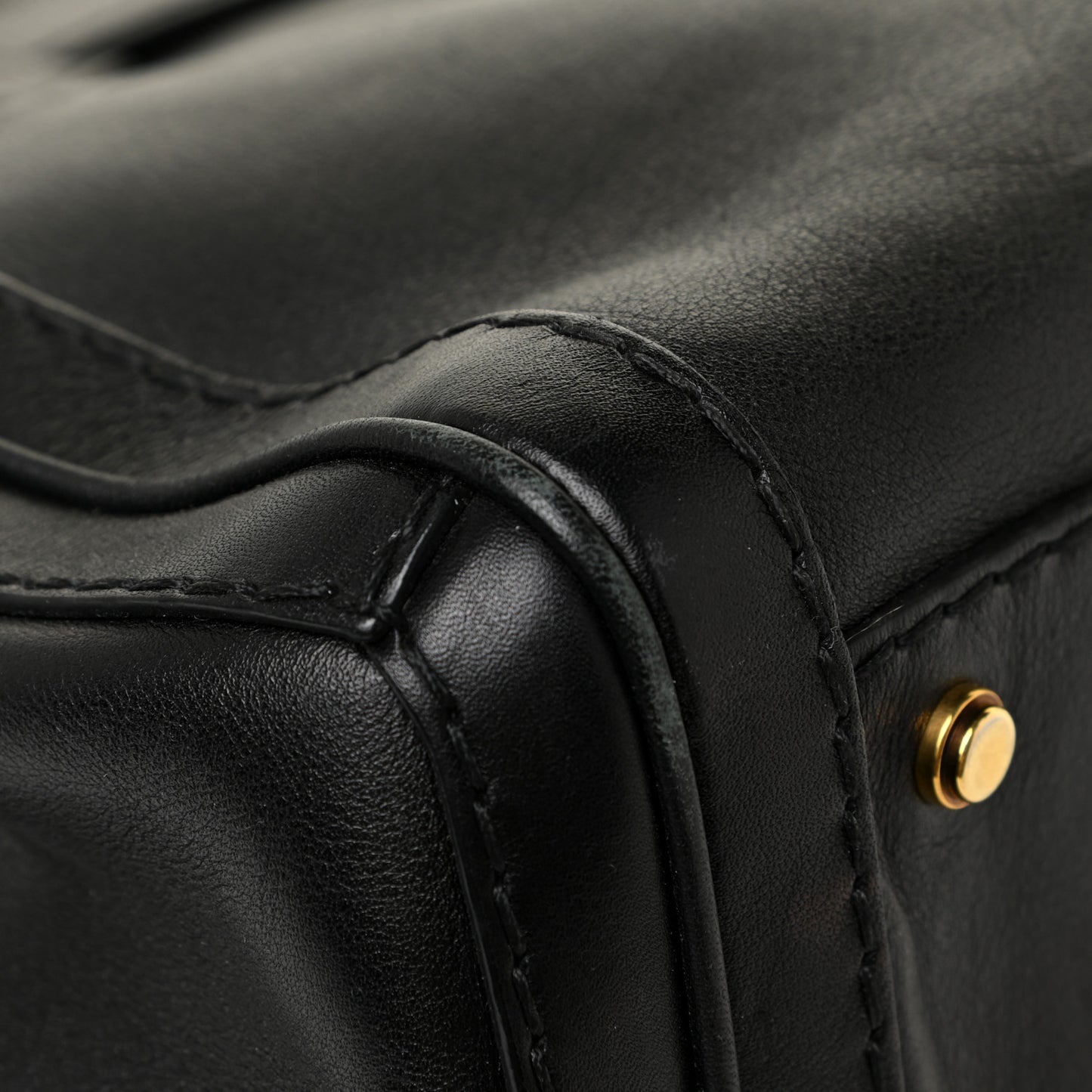 Calfskin Medium GG Running Tote Black
