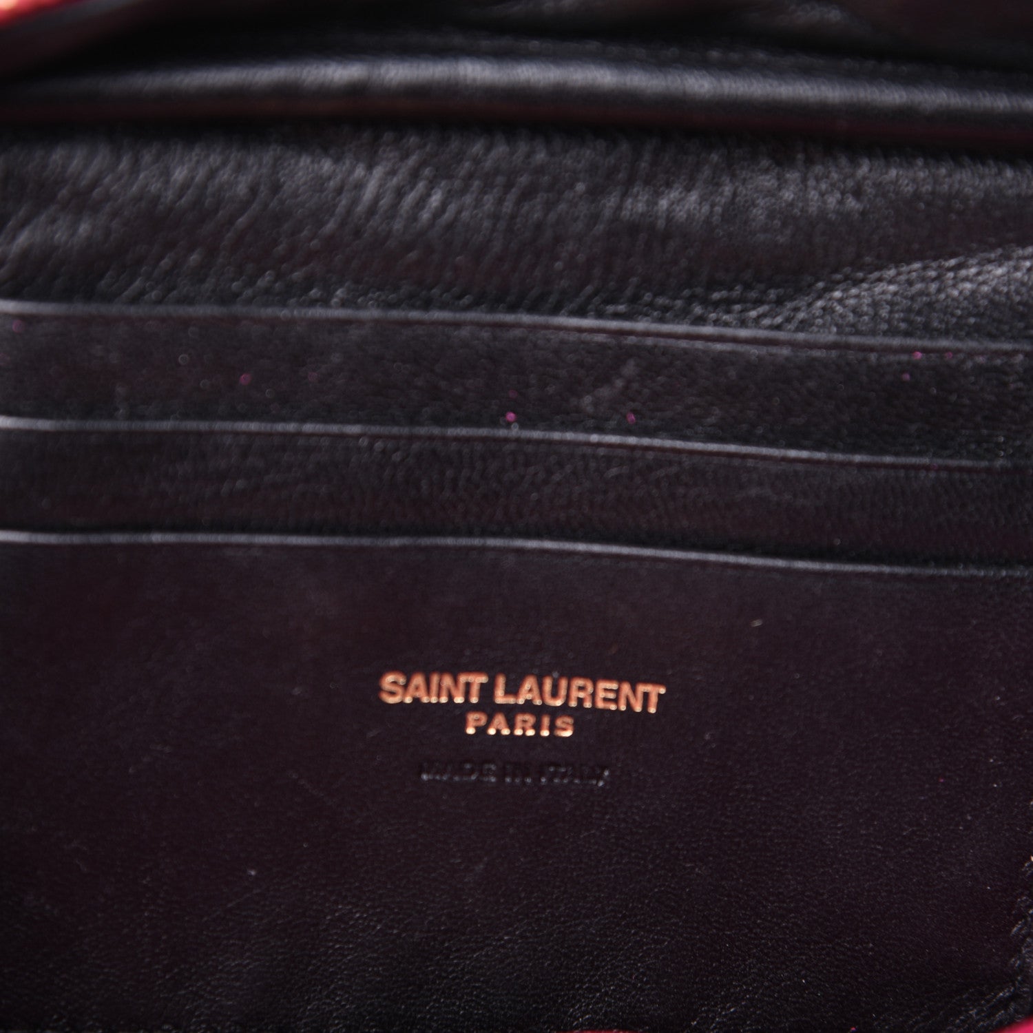 Saint Laurent Grain De Poudre Matelasse Monogram Mini Lou Camera Bag Fuchsia 8 of 12