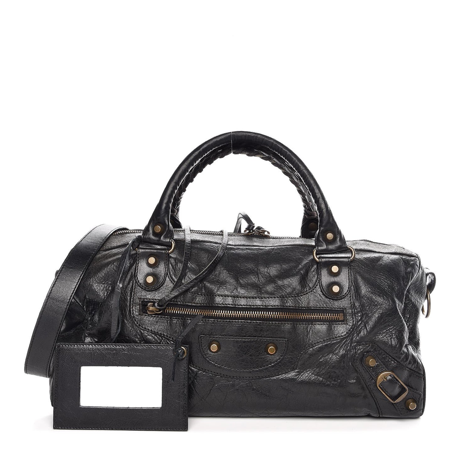 Chevre Classic Hardware Twiggy Black