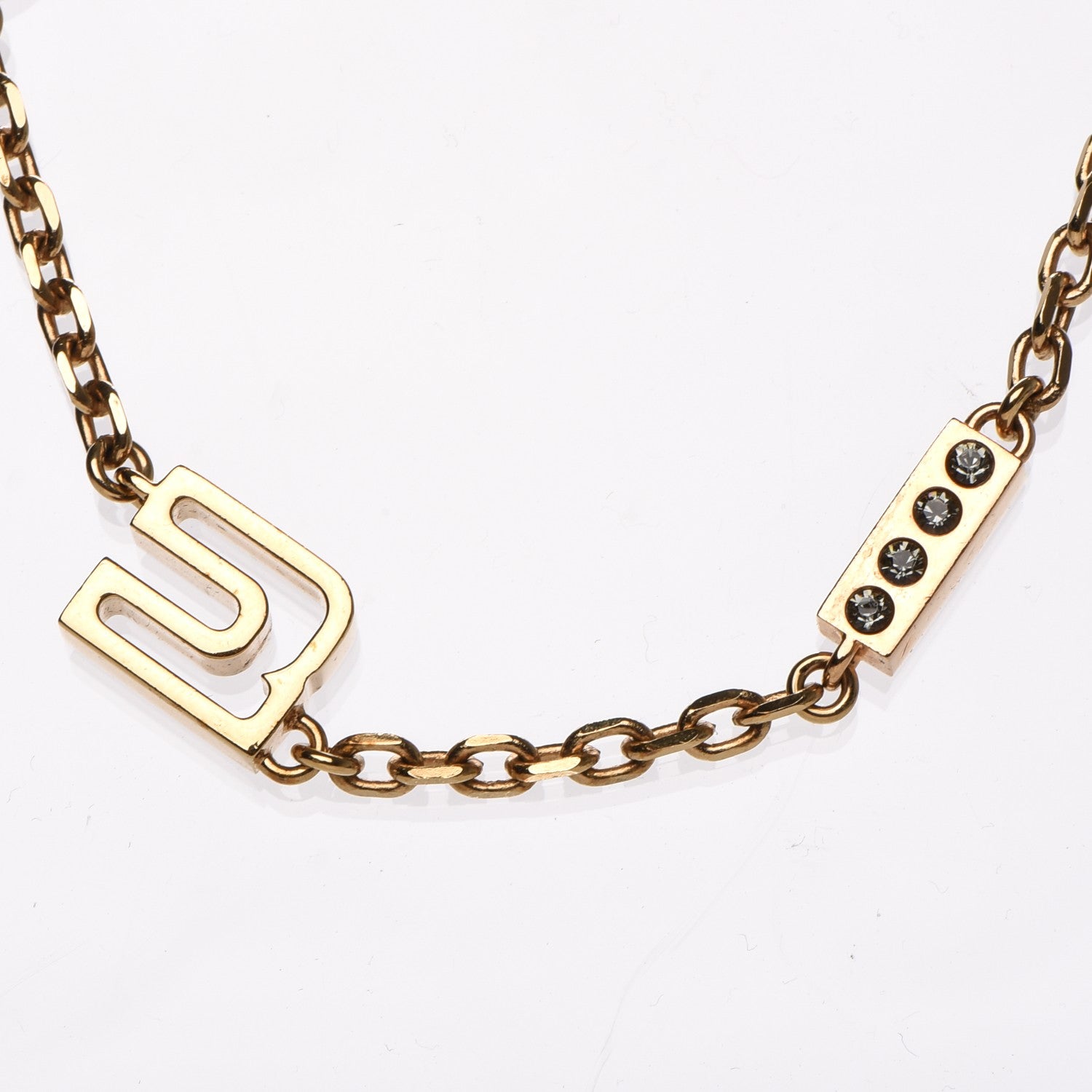 Louis Vuitton Love Letters Timeless Long Necklace Gold 7 of 7