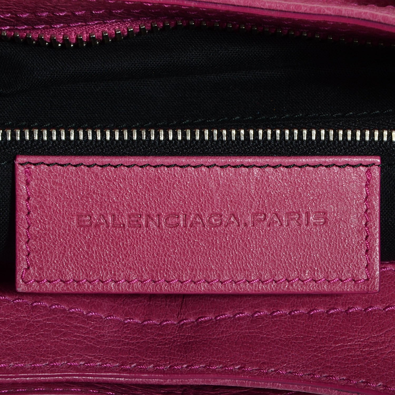 Balenciaga Agneau Giant 21 Silver Hardware Velo Cyclamen Fucsia 8 of 10