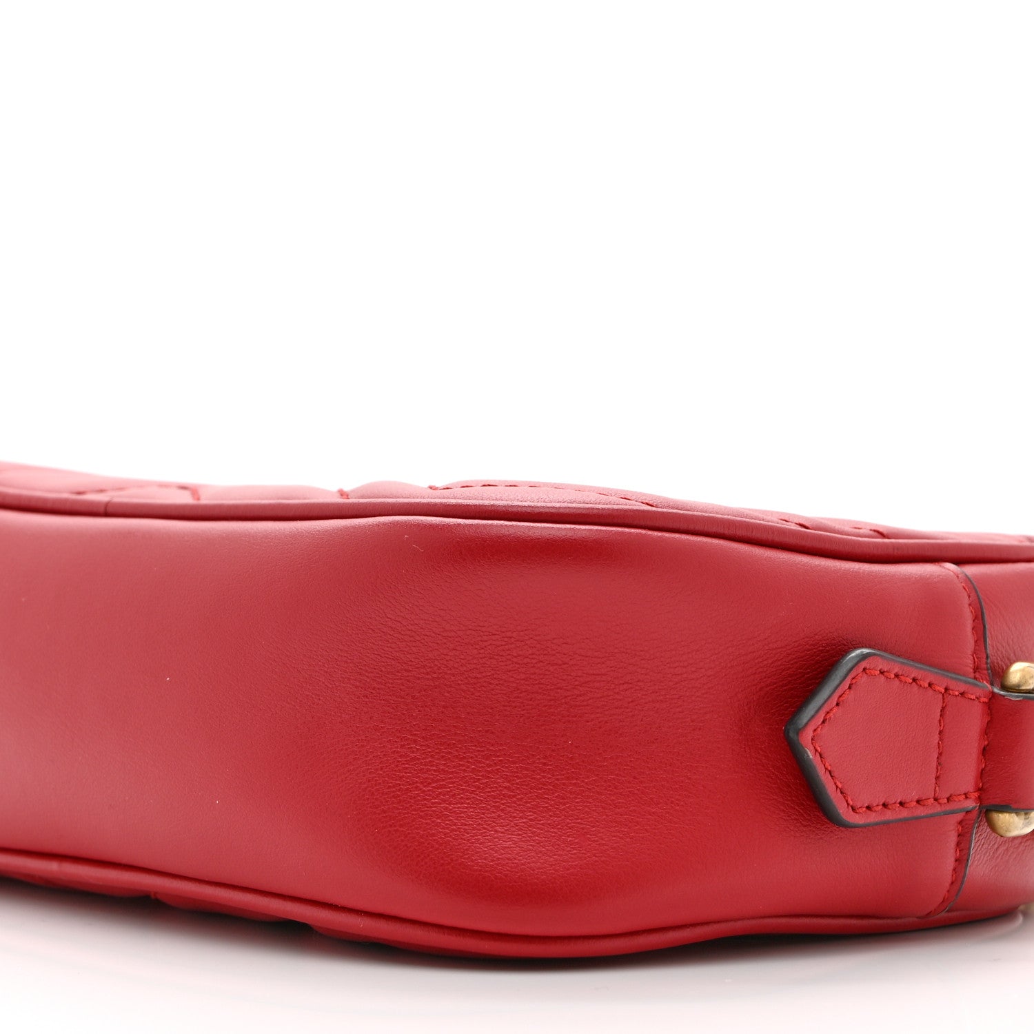 Gucci Calfskin Matelasse Mini GG Marmont Chain Shoulder Bag