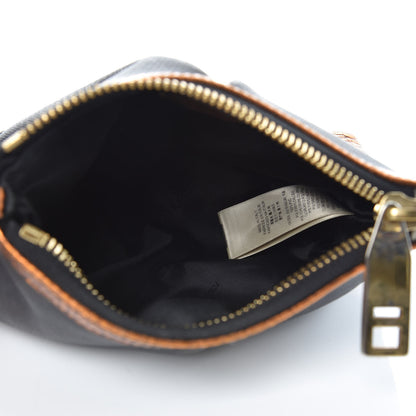 Burberry Smoked Check Cosmetic Case Black Gold 10 of 26