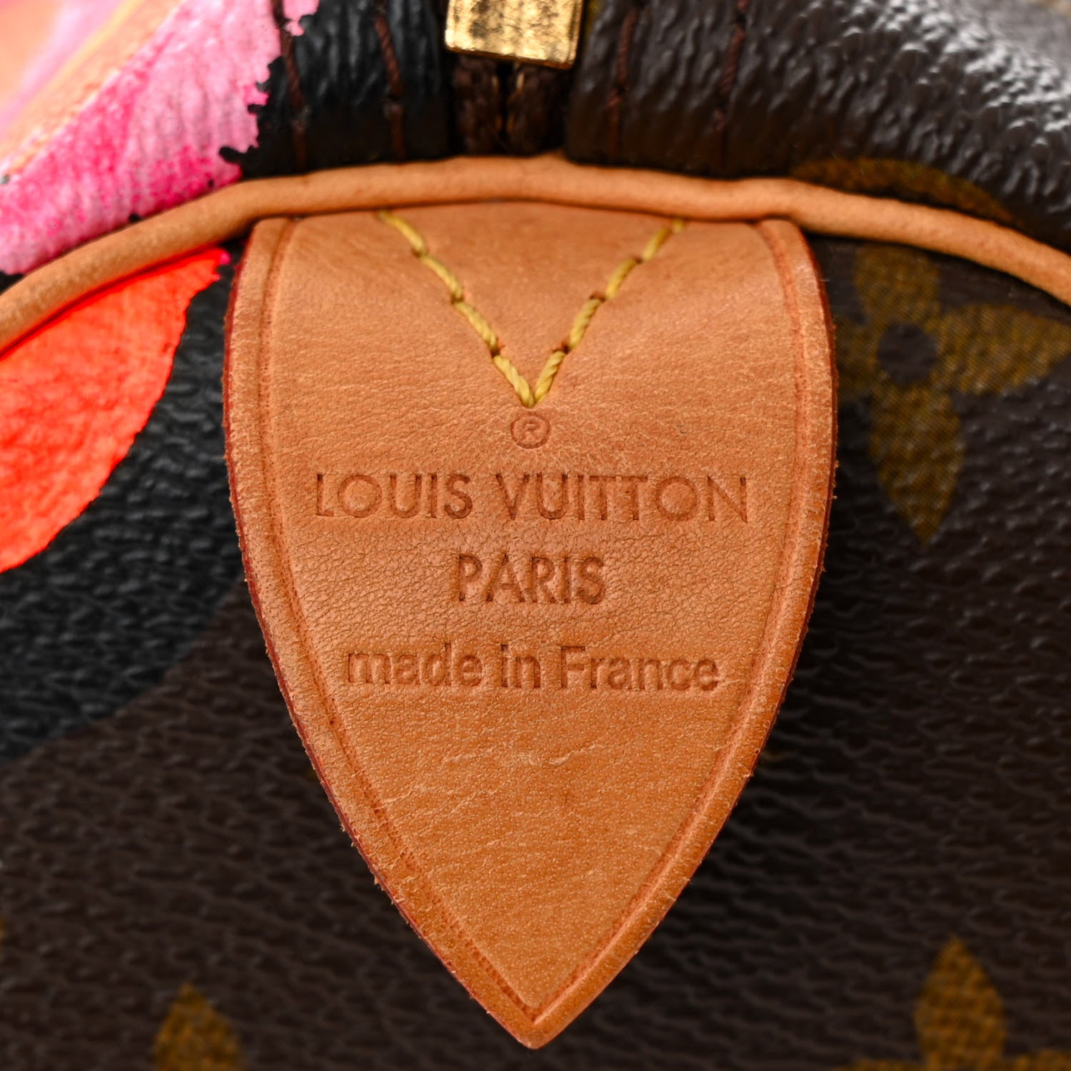 Louis Vuitton Monogram Roses Speedy 30 6 of 10