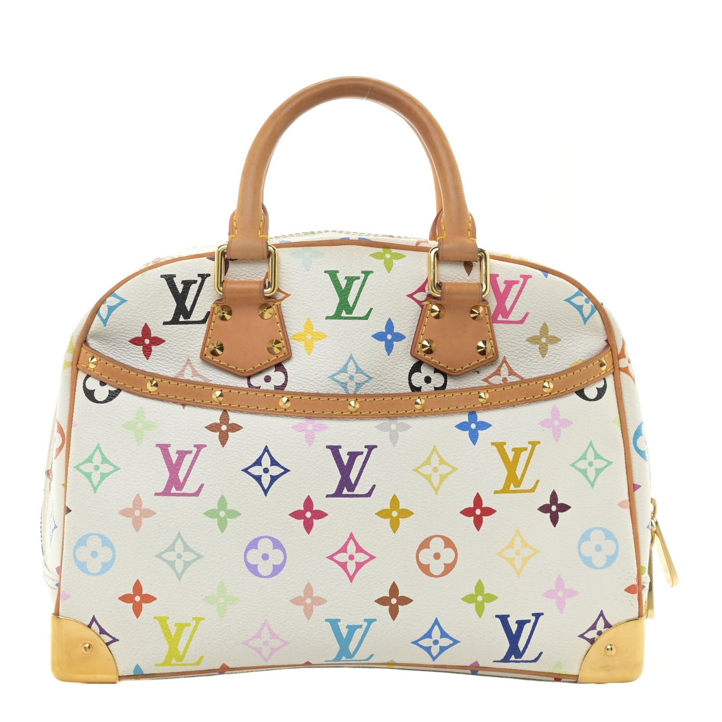 Monogram Multicolor Trouville White