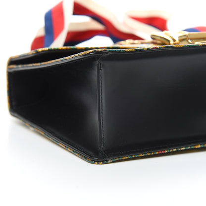 Gucci Iridescent Brocade Small Sylvie Shoulder Bag Gold 9 of 10