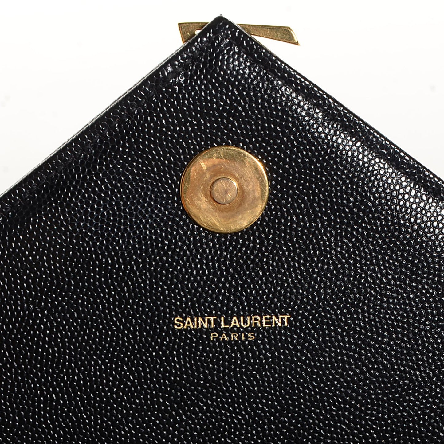 Grain De Poudre Matelasse Chevron Large Monogram Satchel Black