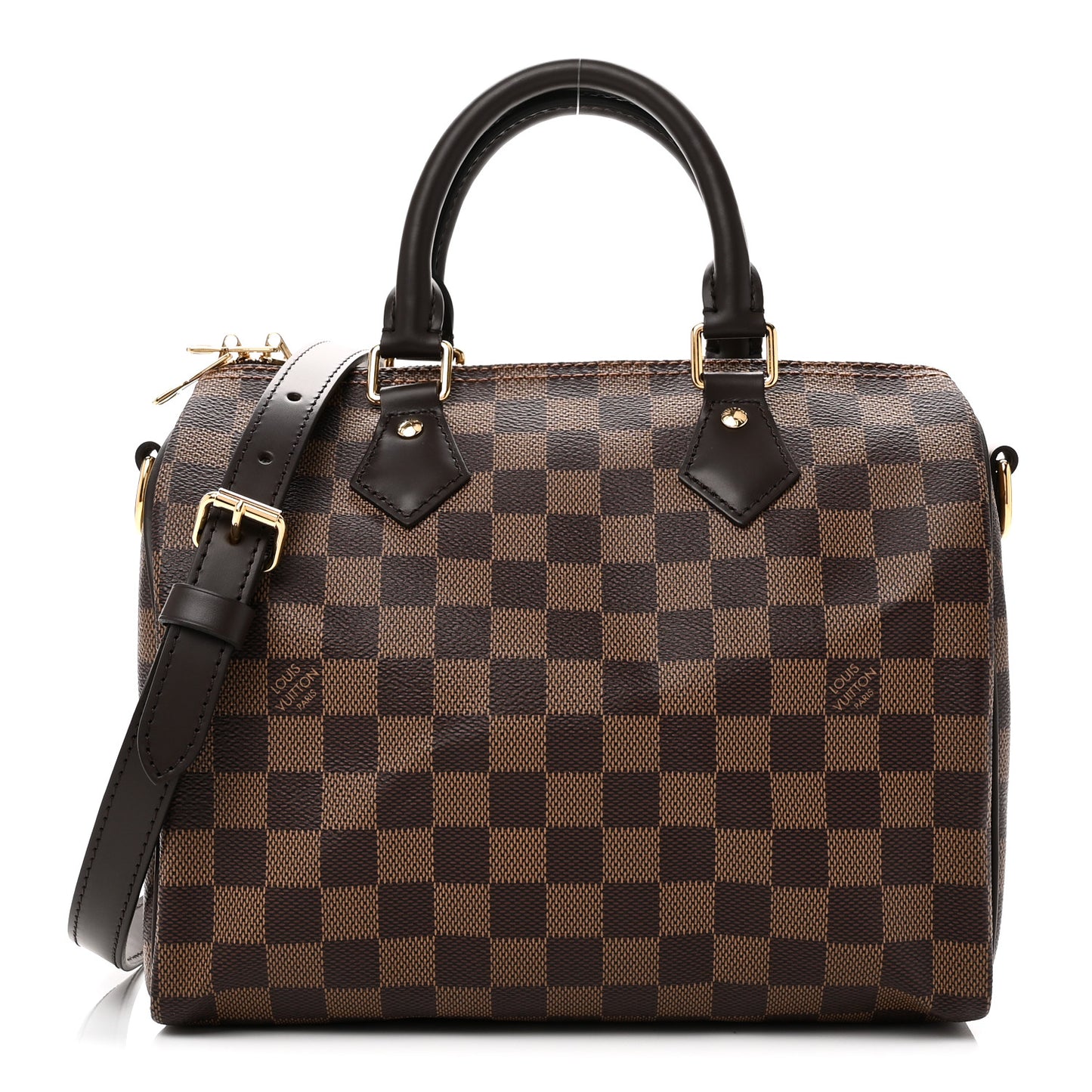 Damier Ebene Speedy Bandouliere 25