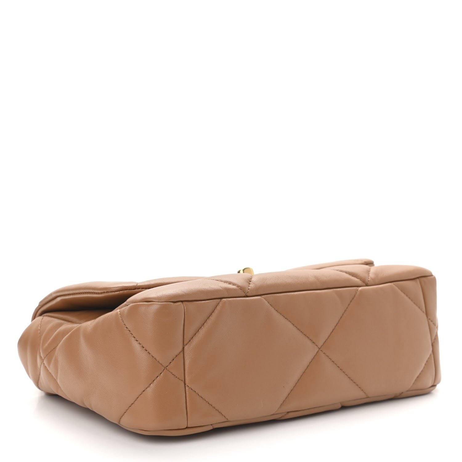 Chanel Lambskin Quilted Medium Chanel 19 Flap Brown 4 of 11