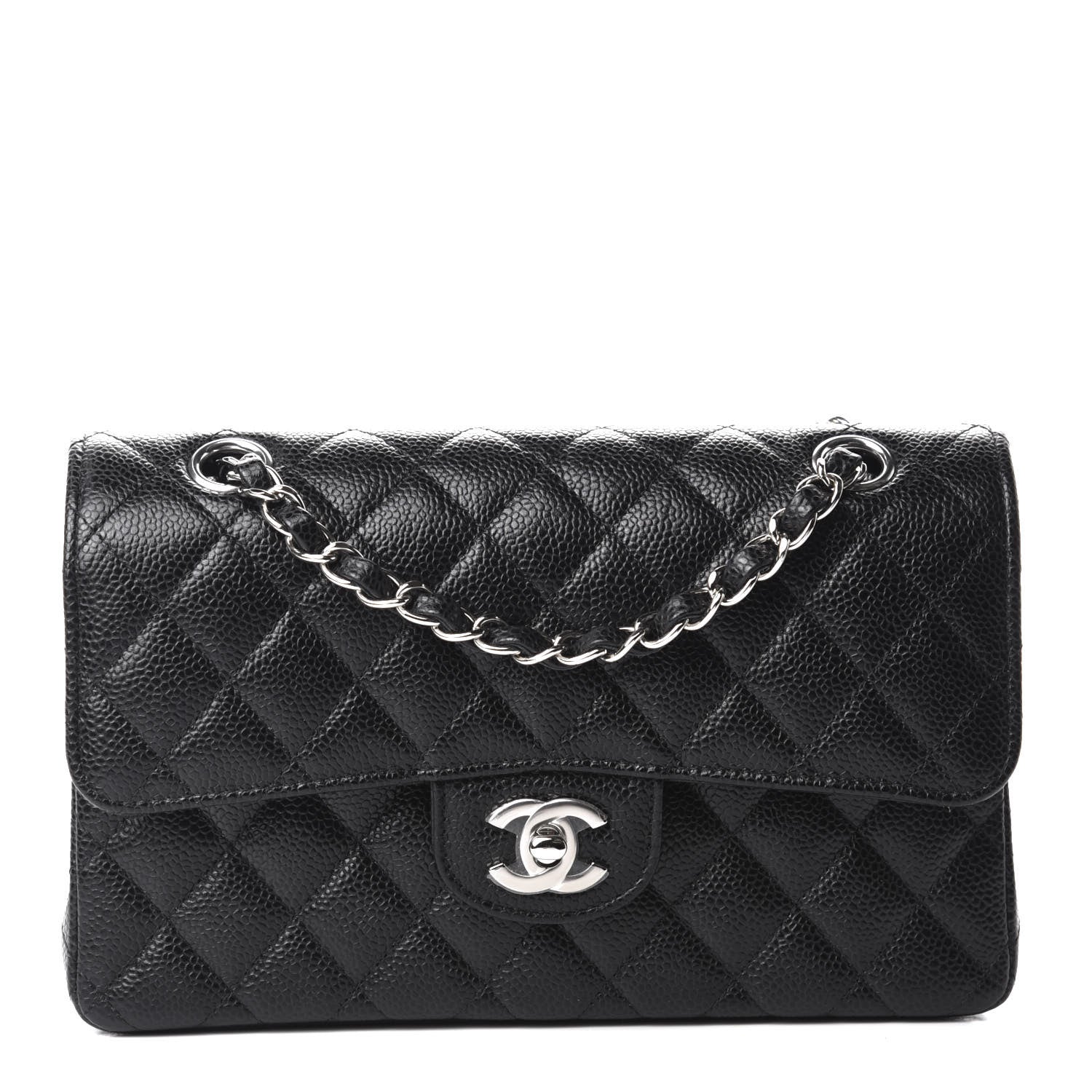 Chanel Caviar Quilted Small Double Flap Black 1 of 11