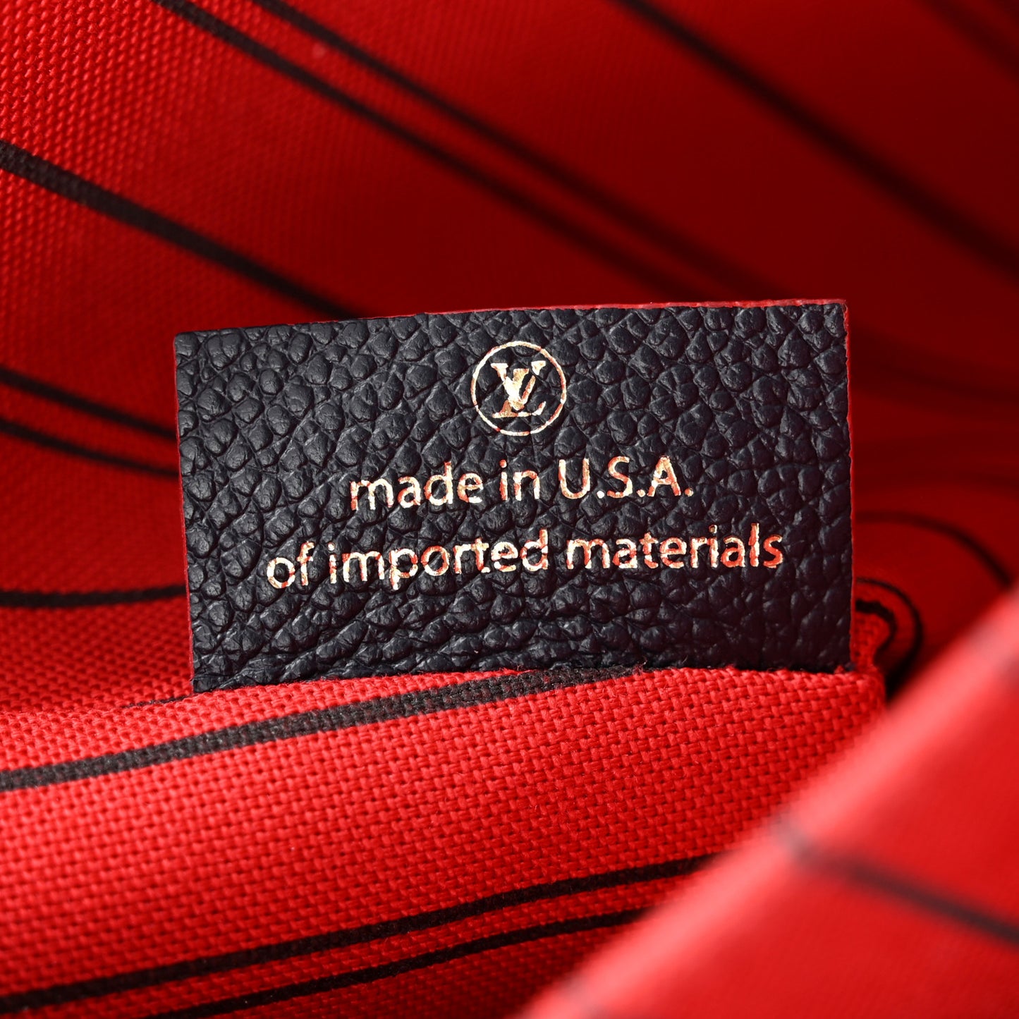 Empreinte Pochette Metis Marine Rouge