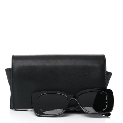Chanel Acetate Strass Polarized Square Sunglasses 5422-B Black 7 of 7