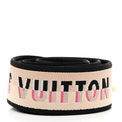 Louis Vuitton Jacquard Speedy Bandouliere 20 Shoulder Strap Black 2 of 5