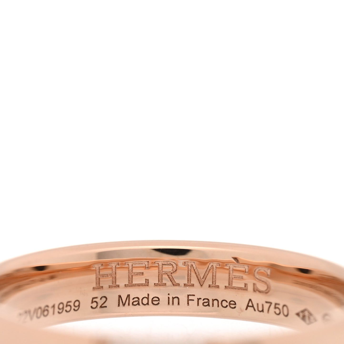 18K Rose Gold Diamond Ever Herakles Wedding Band Ring 52 6