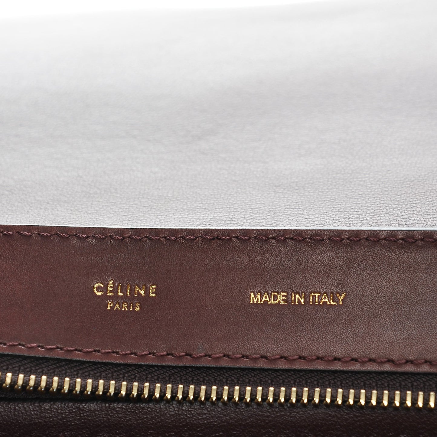 Smooth Calfskin Suede Medium Trapeze Burgundy
