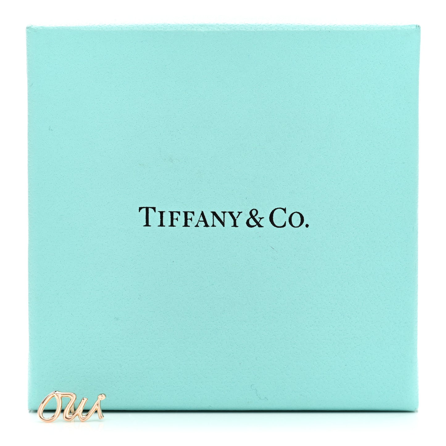 18K Rose Gold Graffiti Oui Single Earring