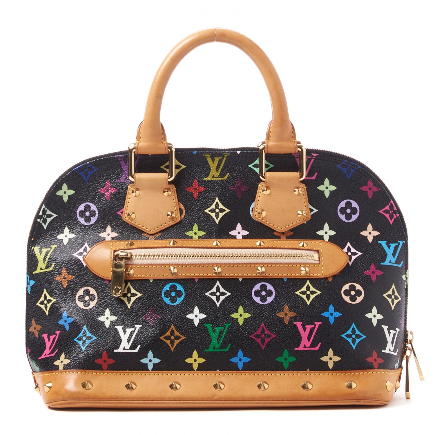 Louis Vuitton Monogram Multicolor Alma Black 1 of 10